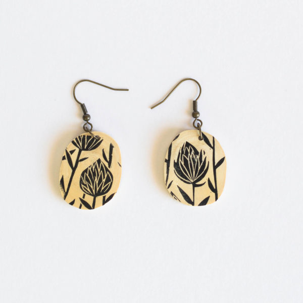 Boucles d'oreilles Fleurs – Image 3