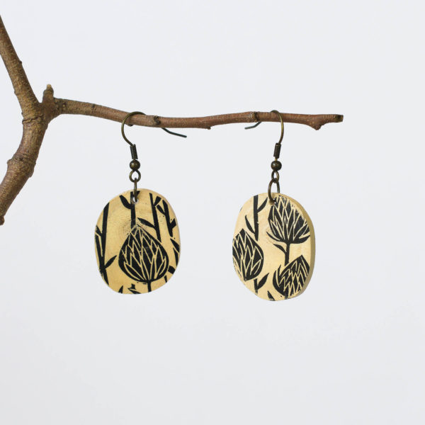 Boucles d'oreilles Fleurs – Image 4