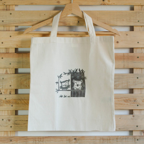 Tote bag Bouh