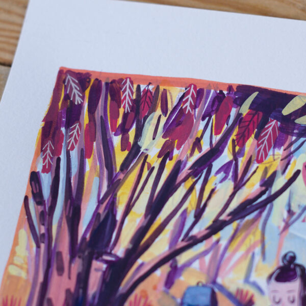 Gouache Originale Cueillette – Image 4