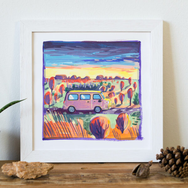 Gouache Originale Kata Tjuta