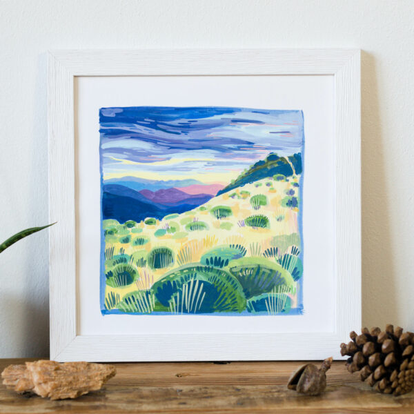 Gouache Originale Valat des Brugas