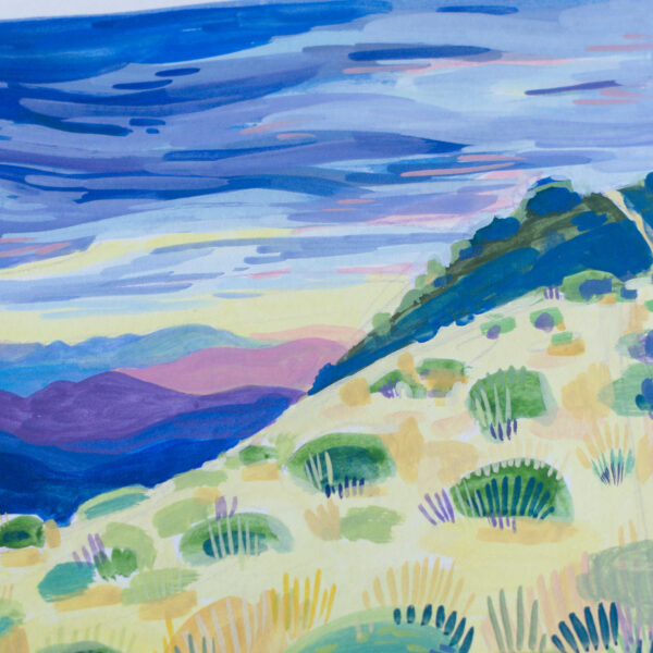 Gouache Originale Valat des Brugas – Image 3