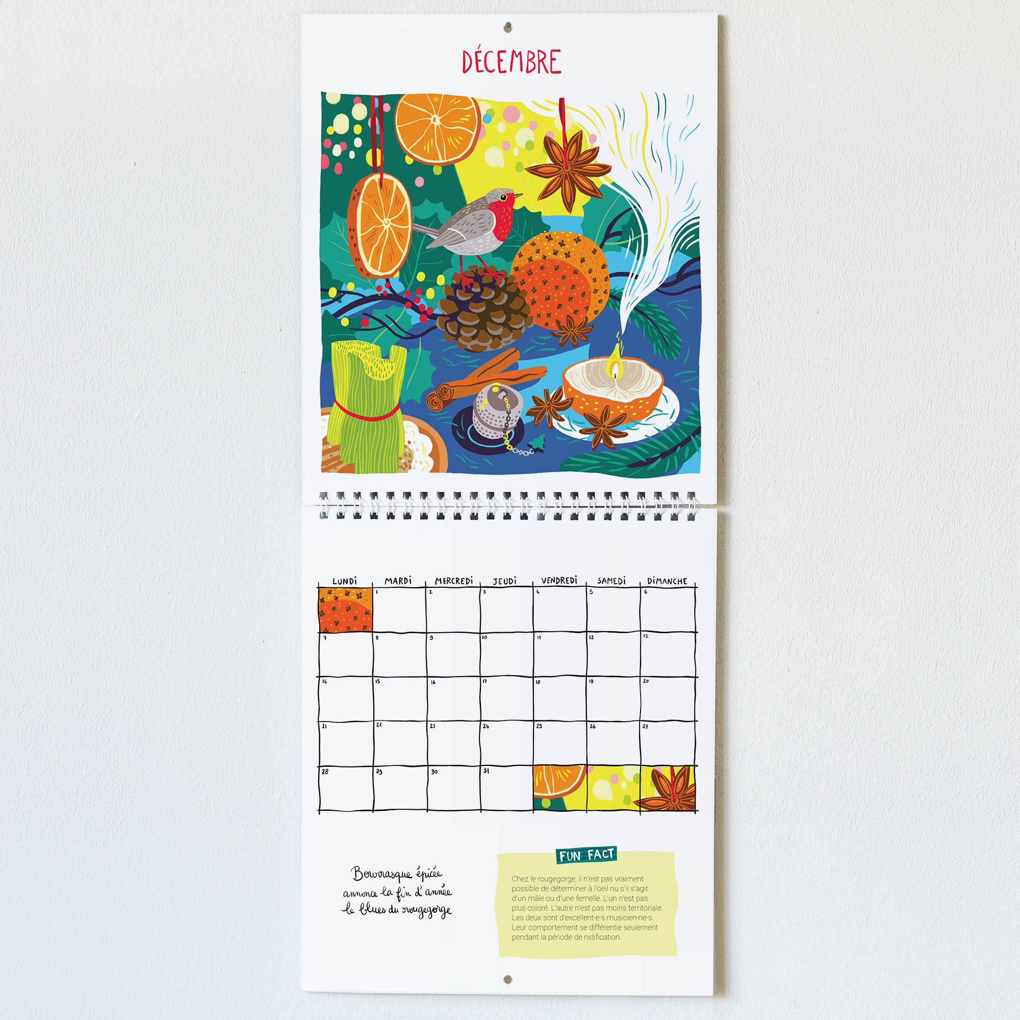 Calendrier mural 2026 (prévente) – Image 2